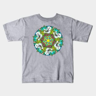 Panda Mandala Kids T-Shirt